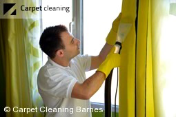 Professional curtains cleaning in SW13